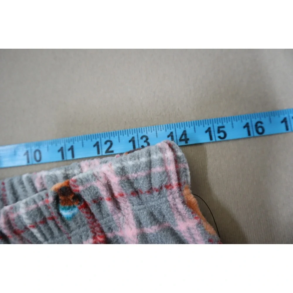 Cuddl Duds Henley Top & Print Pants Pajama Set - Grey Plaid‎ - Size S